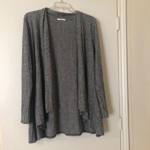 Striped cardigan